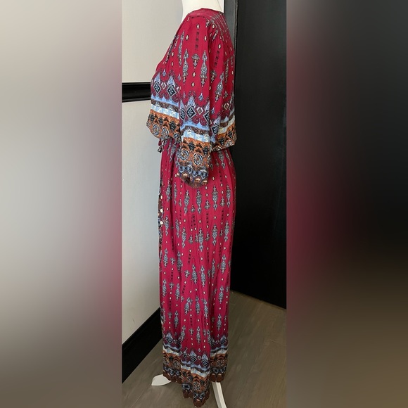 Boho Print Maxi Dress - Picture 5 of 12